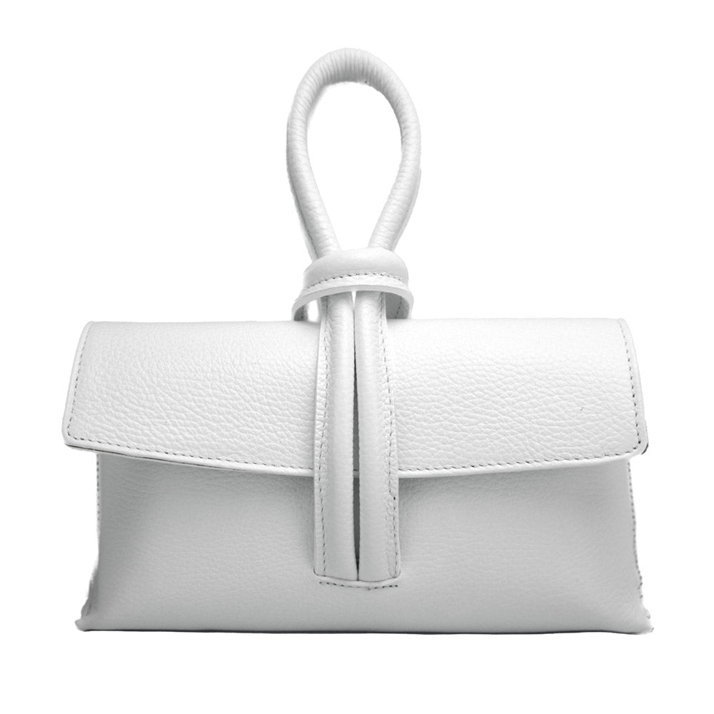 Rosita Leather Handbag Colour White handbag