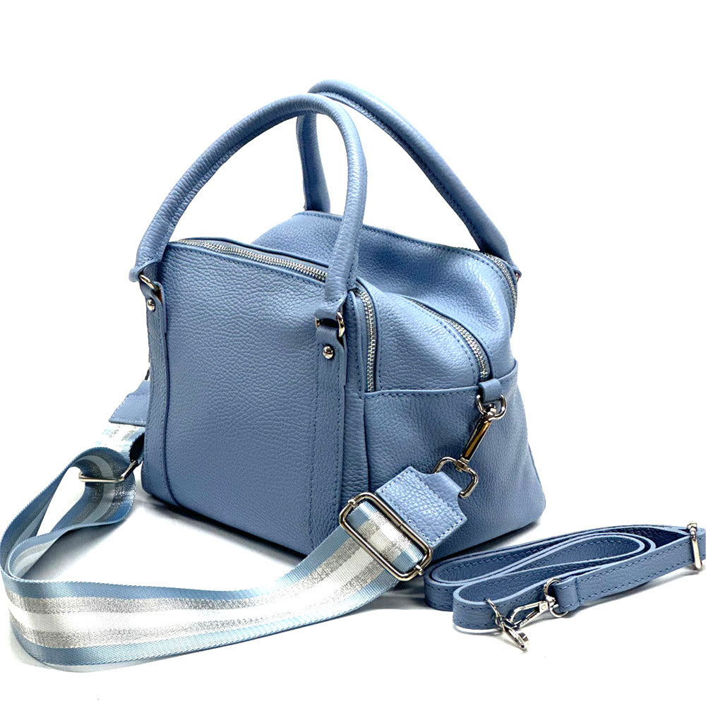 Maica Leather Boston Bag