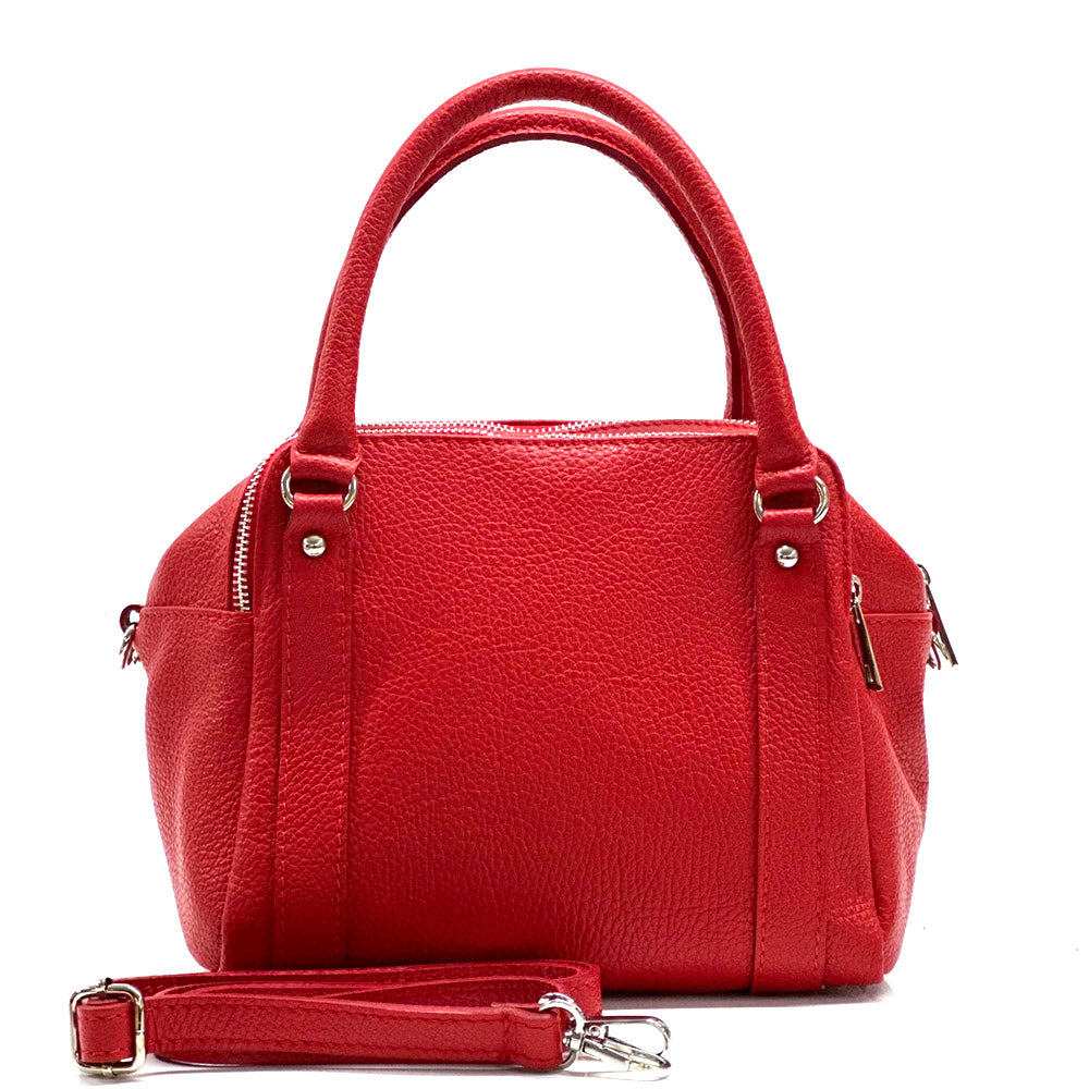 Maica Leather Boston Bag