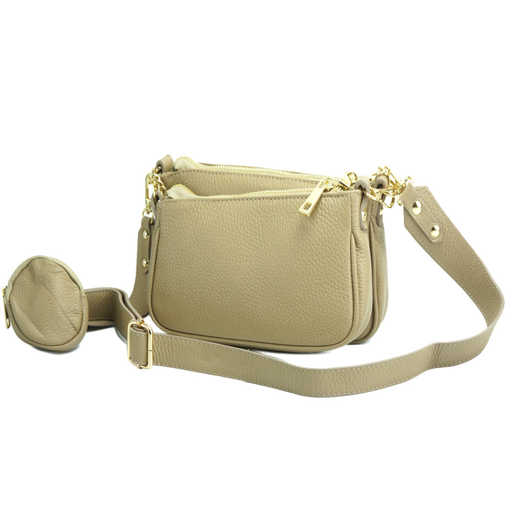 Sesbania leather Shoulder bag shoulder bag