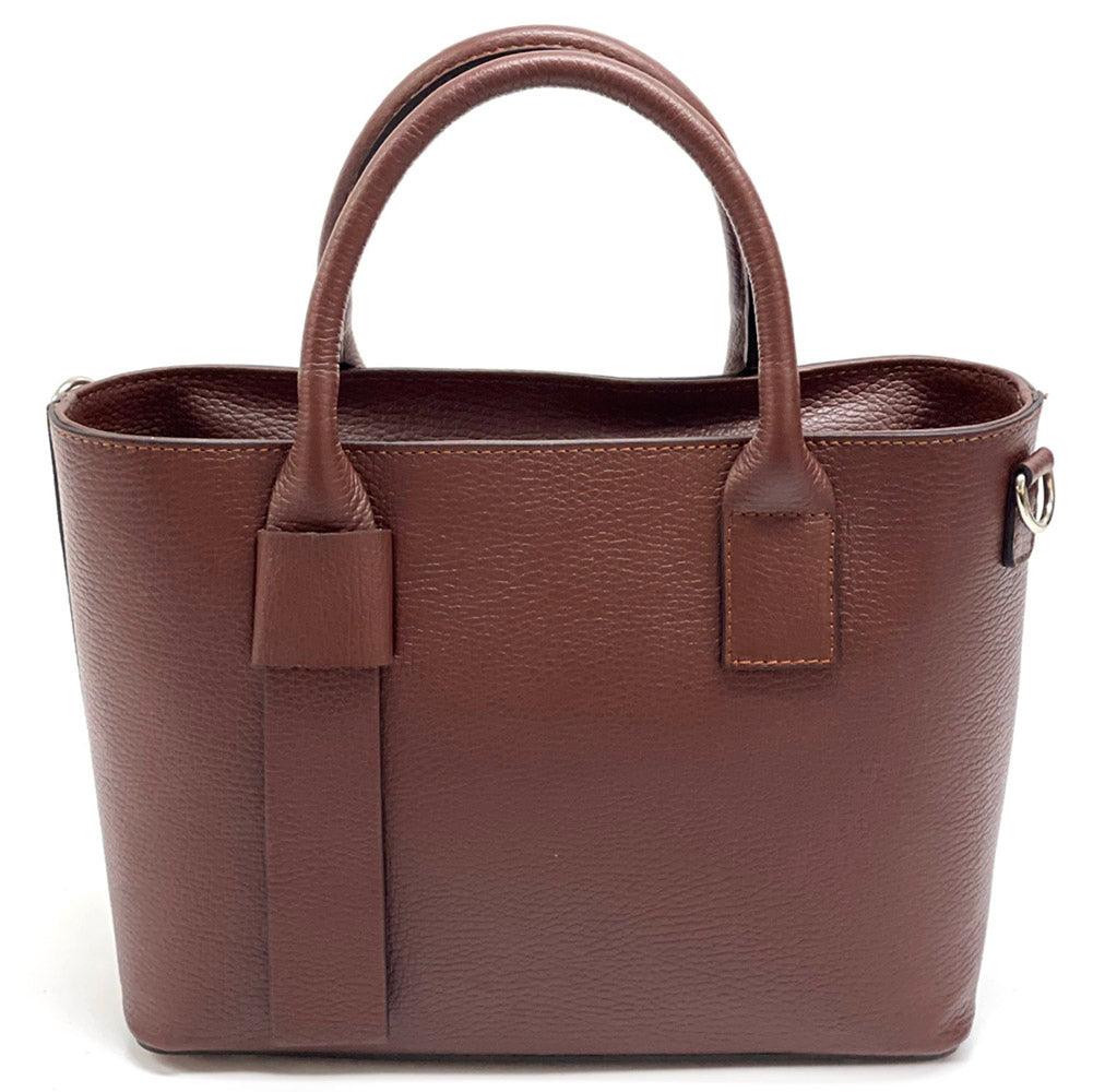 Vanessa leather Handbag Colour Brown handbag