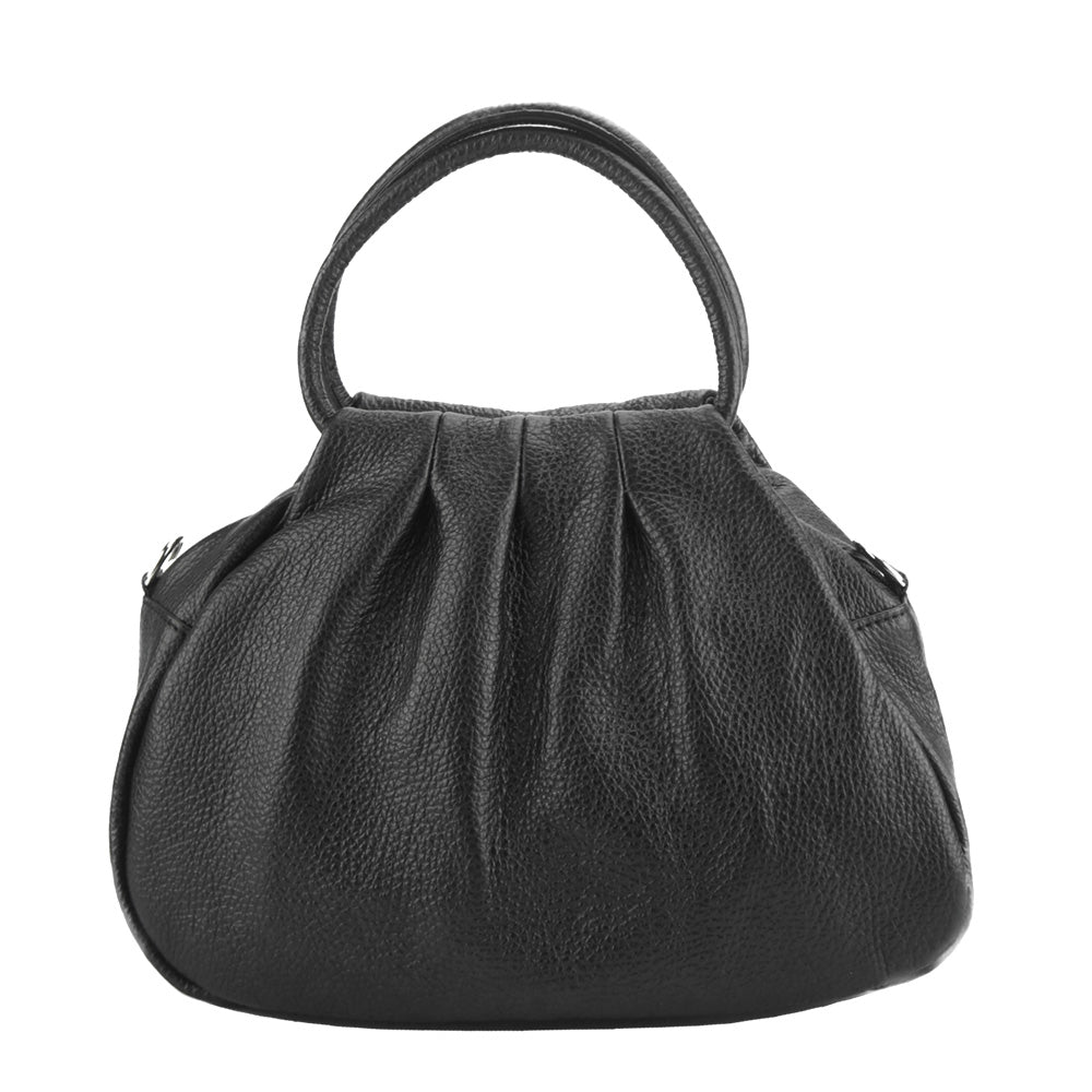 Noemi leather Handbag Colour Black handbag