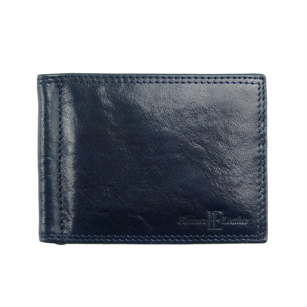 Genuine calfskin Leather wallet Gianni V