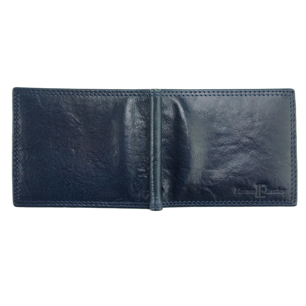 Genuine calfskin Leather wallet Gianni V