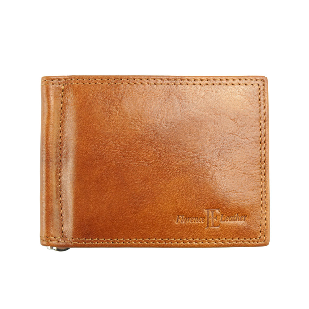 Genuine calfskin Leather wallet Gianni V