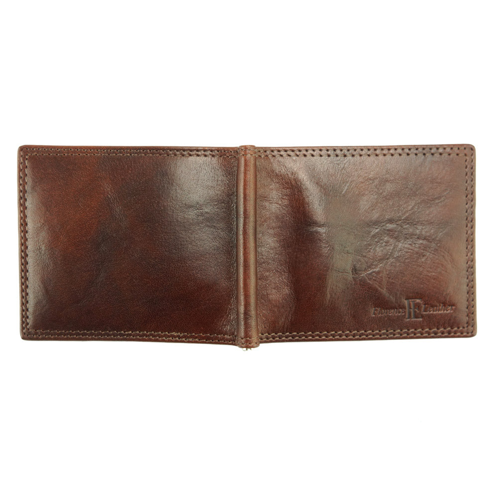 Genuine calfskin Leather wallet Gianni V