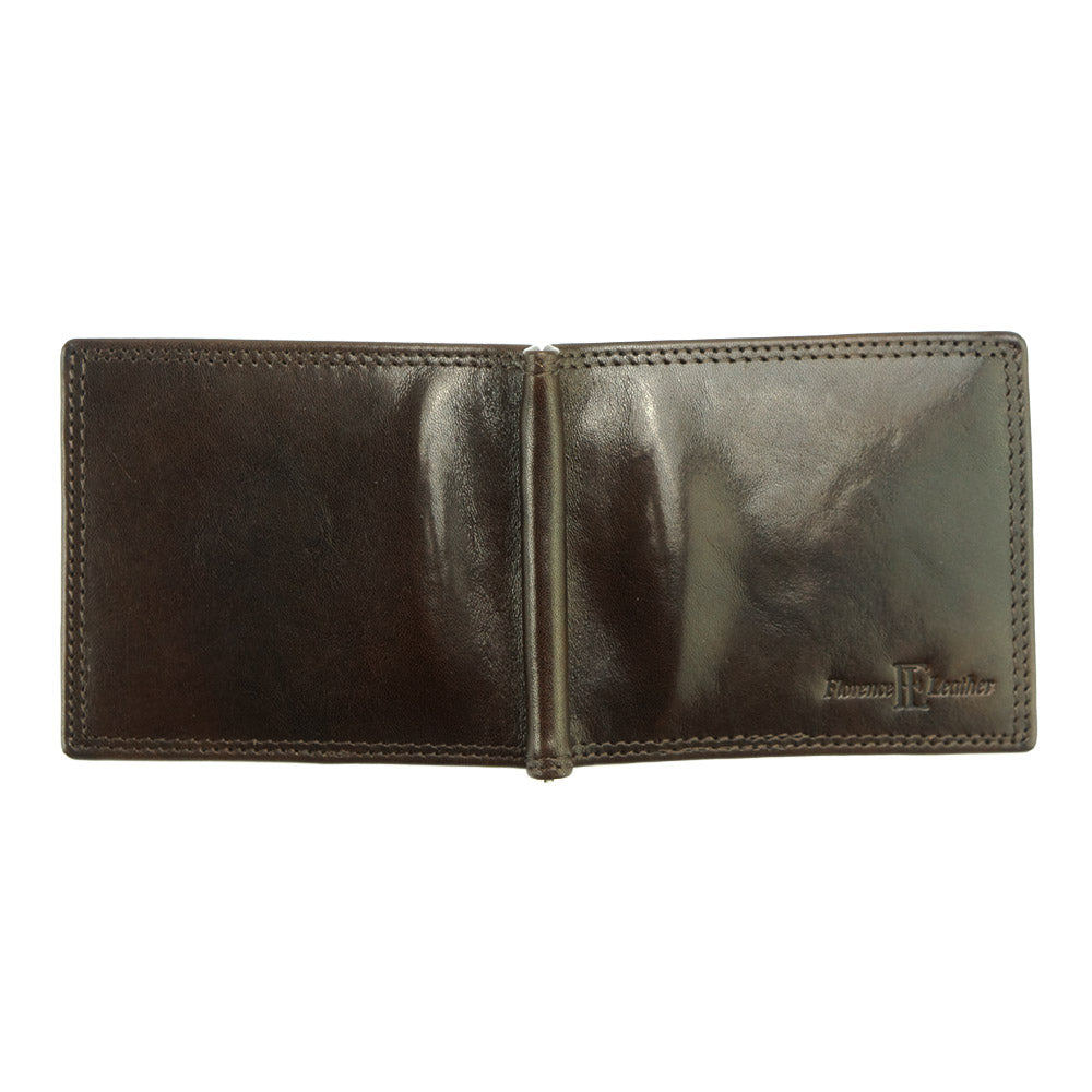 Genuine calfskin Leather wallet Gianni V